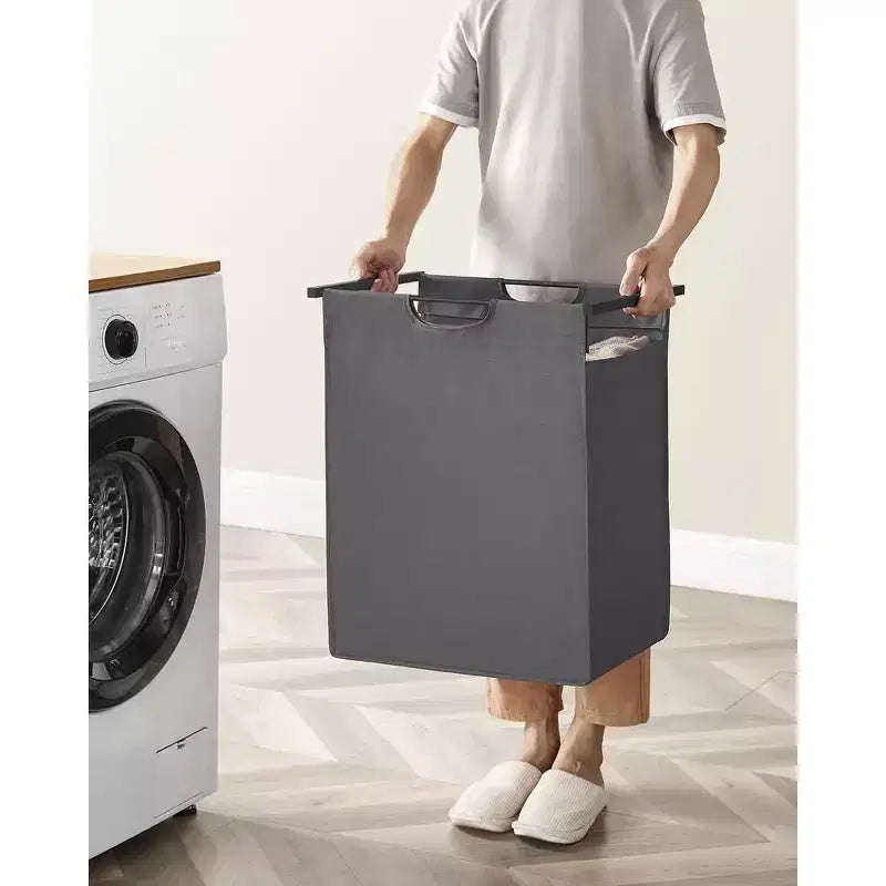 VASAGLE Laundry Hamper, Laundry Basket, Laundry Sorter with Pull-Out and Removable Laundry Bag, 17.2 Gallons (65L)